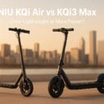 NIU KQi Air vs KQi3 Max