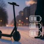 Cold-weather range loss electric scooter