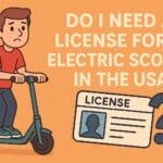 Do I need a license for an electric scooter in the USA