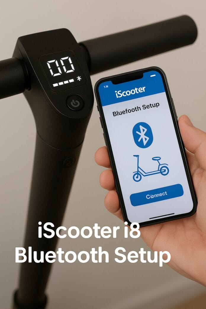 iscooter i8 bluetooth setup